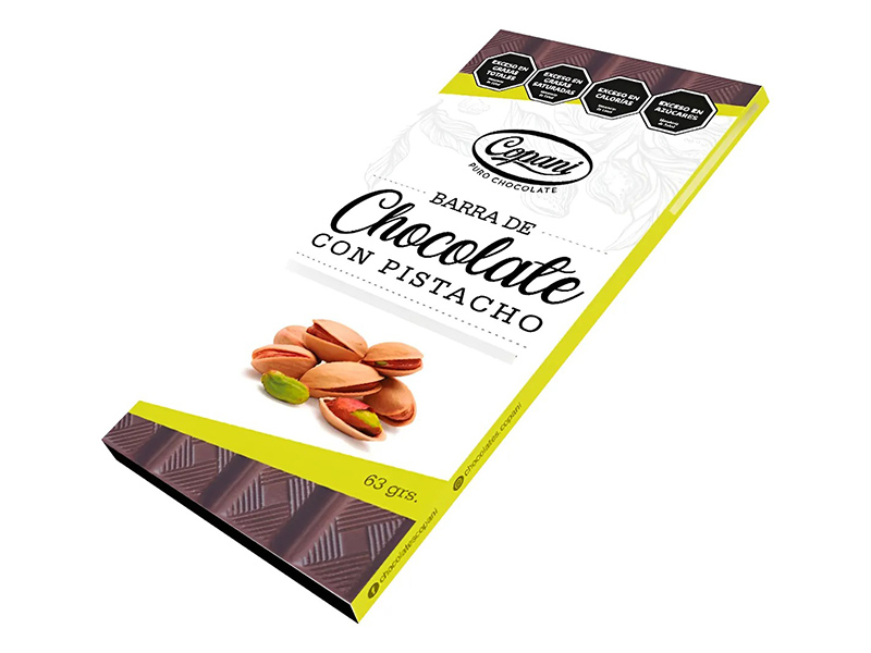 Barra de Chocolate con Pistacho